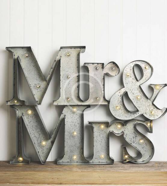 Wedding Lighted Signs