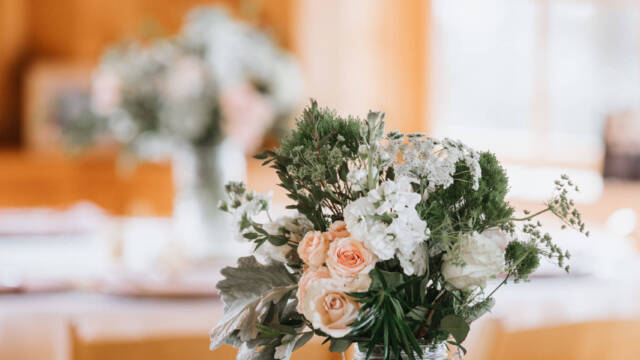 florals at durango wedding venue